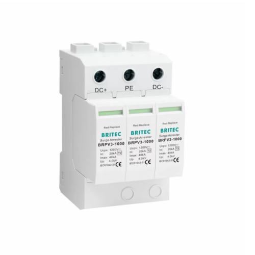 Categories Surge Protection Type2 20kA DC 3P BRPV3-1000